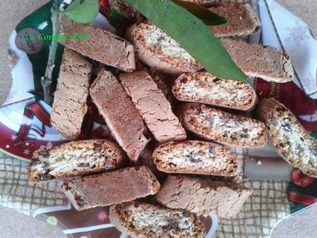 Petits croquants au chocolat et à l'orange