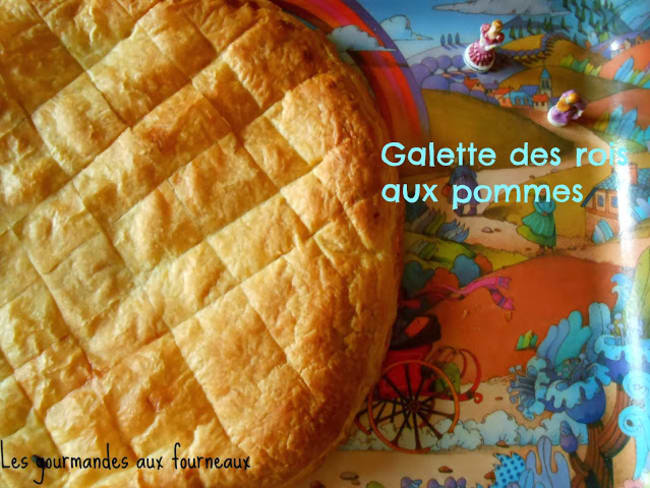 Galette des rois à la compote de pommes