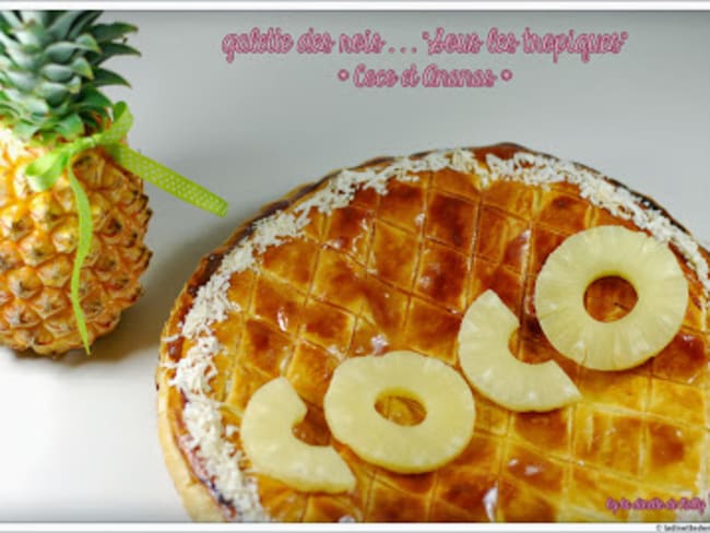 Galette des rois Coco et Ananas