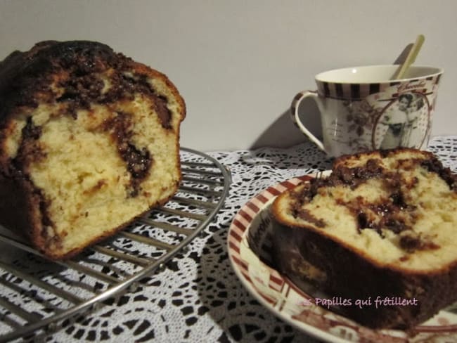 Brioche roulée au nutella