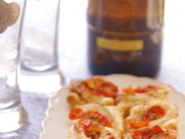 Minis tartelettes aux tomates cerise et au chèvre