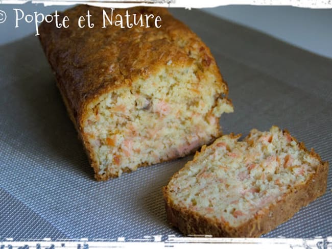 Cake au saumon et au fromage tartare