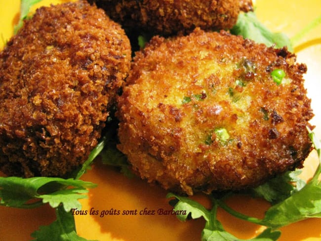 Croquettes de poisson à la chapelure panko