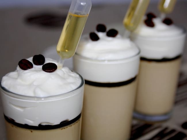 Verrine Irish coffee