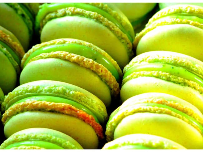 Macarons à la pistache