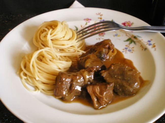 Carbonade flamande du Chef tirée du livre En cuisine By Chef Simon