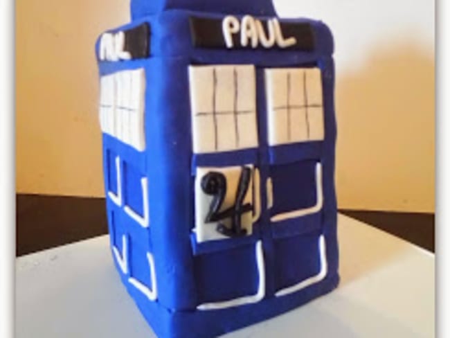 Le gâteau Tardis