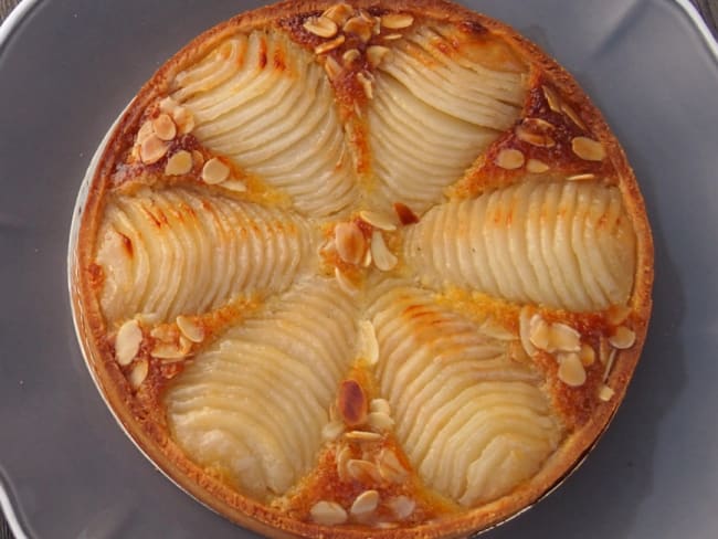 Tarte aux poires façon bourdaloue