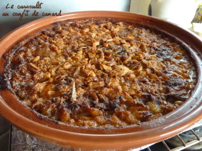 Cassoulet au confit de canard et foie gras