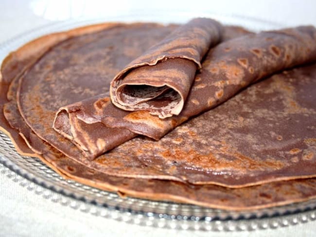 Pâte à crêpes au chocolat