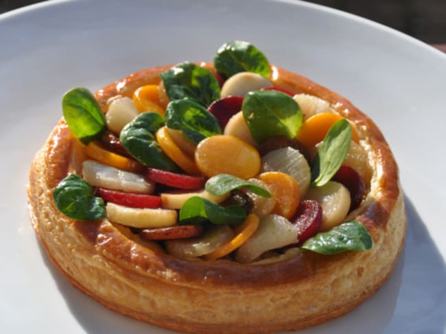 La tarte feuilletée aux légumes d’hiver