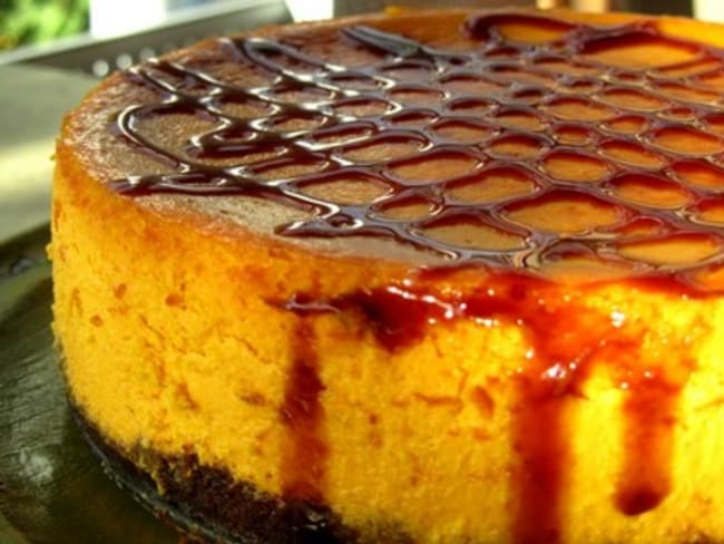 Cheesecake d'automne au potimarron