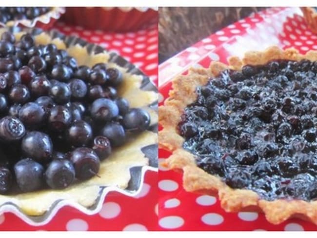 La tarte aux myrtilles