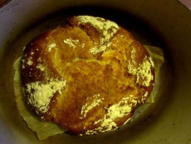 Pain de campagne cocotte