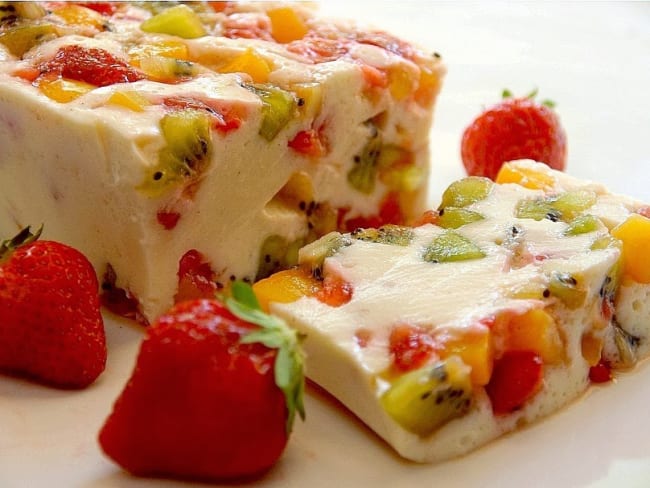 Terrine tutti frutti au tofu soyeux