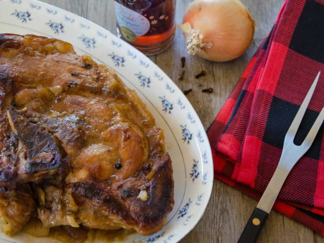 Rouelle de porc au sirop d'érable