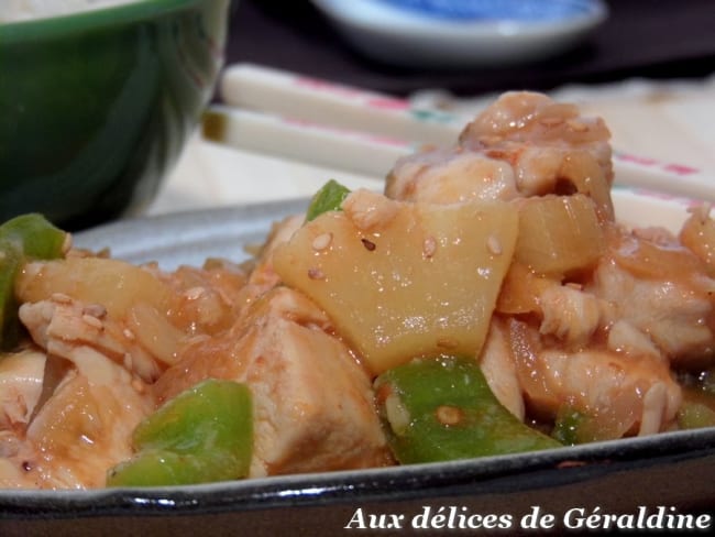 Poulet sauce aigre-douce