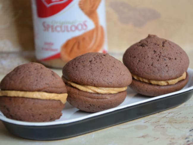 Whoopies chocolat speculoos