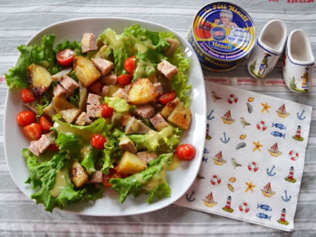 Salade bretonne au paté Hénaff