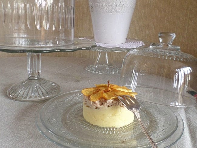 Boudins blancs aux pommes façon "parmentier"