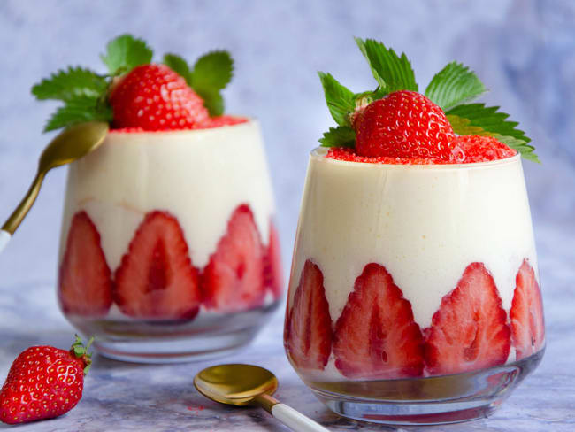 Tiramisu aux fraises de Christophe Felder