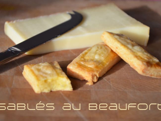 Sablés au Beaufort pour l'apéritif