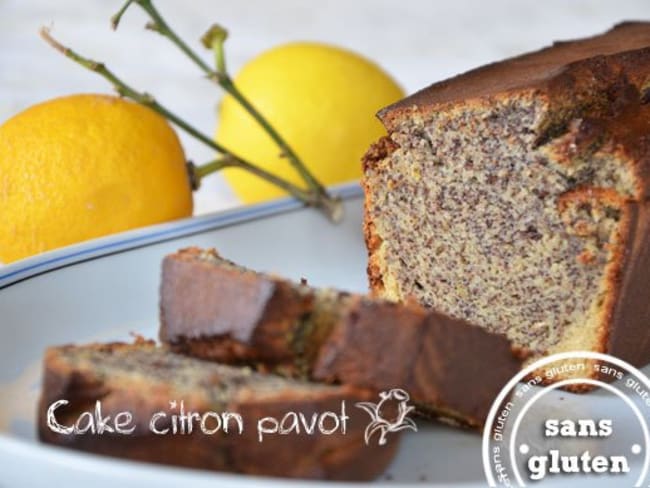 Cake citron pavot sans gluten