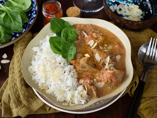 Curry d'agneau qui réchauffe !