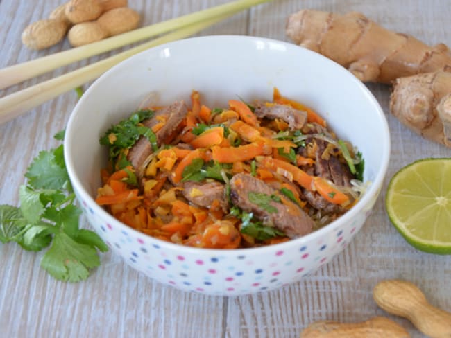 Salade de boeuf thaïe