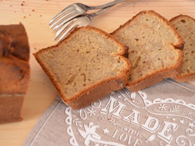 Cake à la banane et au gingembre