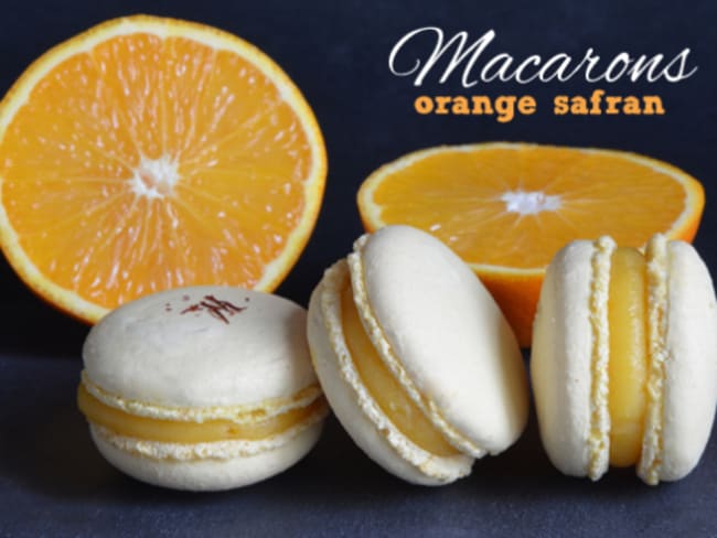 Macarons à l'orange et au safran