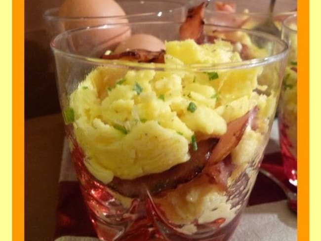 Oeufs brouillés au bacon