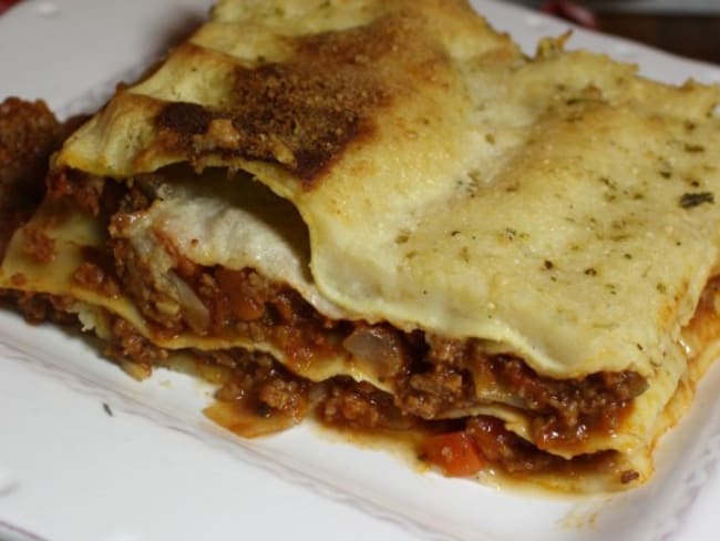 Lasagnes à la bolognaise