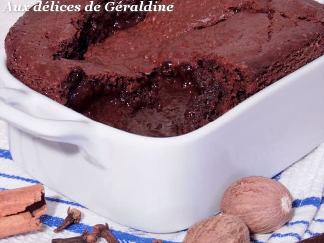 Fondant au chocolat et aux épices