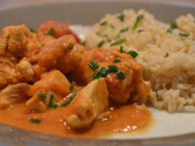 Poulet au beurre de cacahuètes