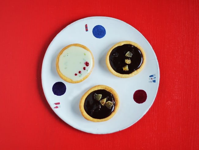 Tartelettes au chocolat noir et au gingembre