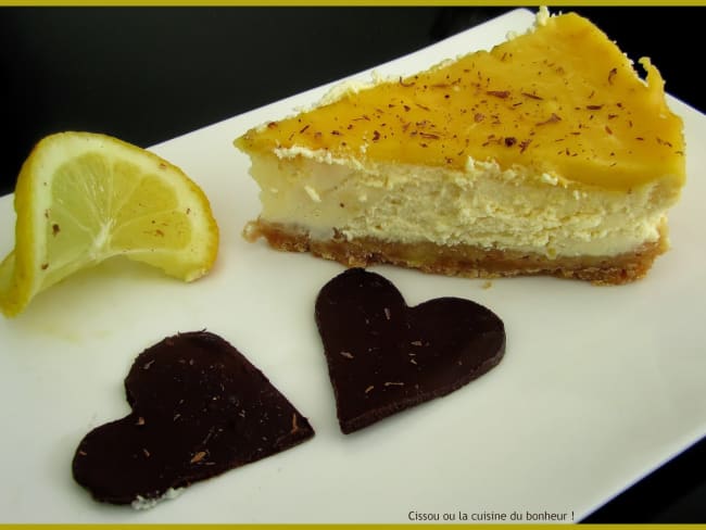 Cheesecake citron et gingembre