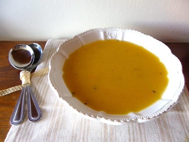 Soupe de potiron et panais