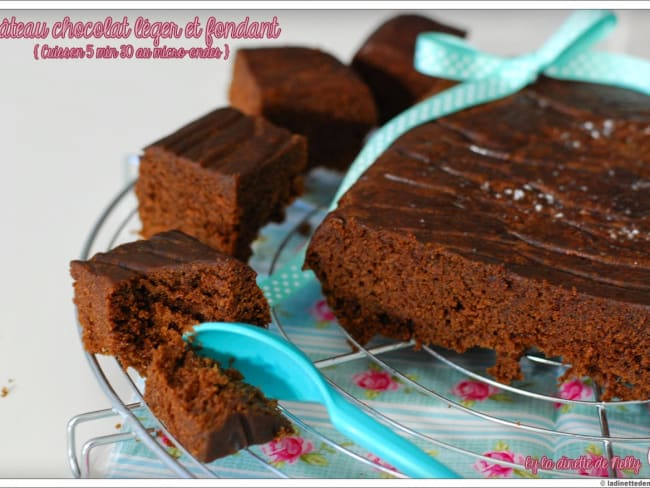 Gâteau au chocolat au micro-ondes