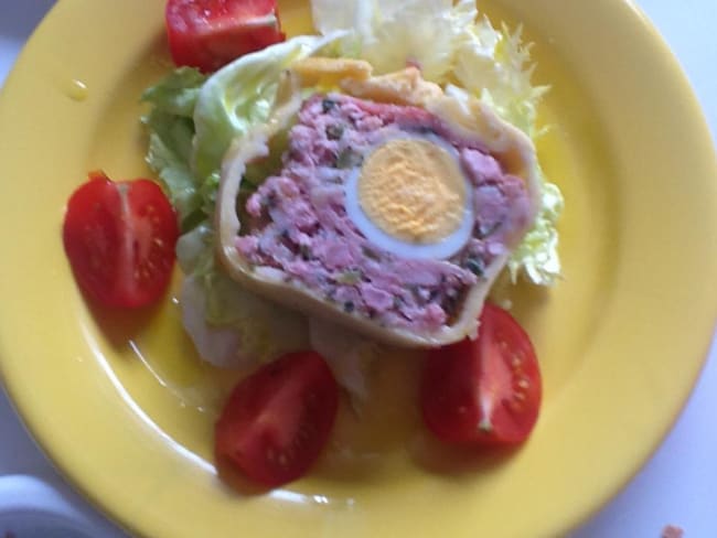 Oeufs façon pâté en croûte façon bistrot