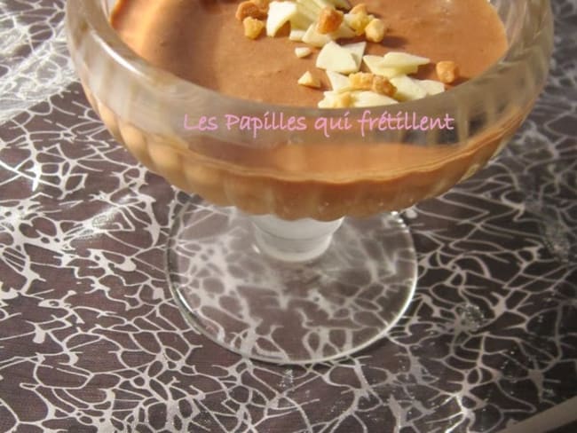 Mousse au lait chocolat au lait croquante