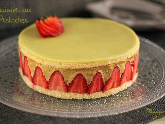 Fraisier aux Pistaches