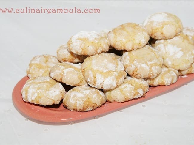 Macaron marocain à la semoule et à la noix de coco