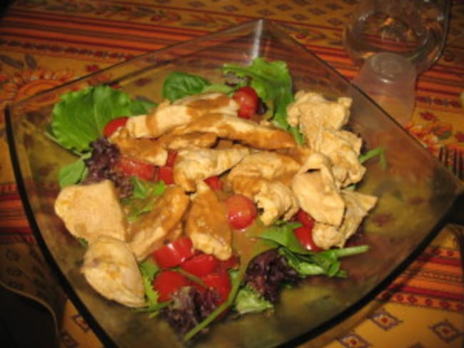 Salade de poulet à l'orange