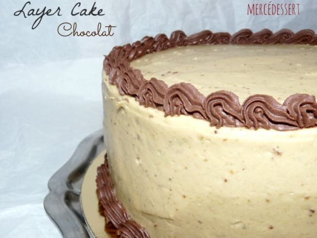 Layer cake chocolat