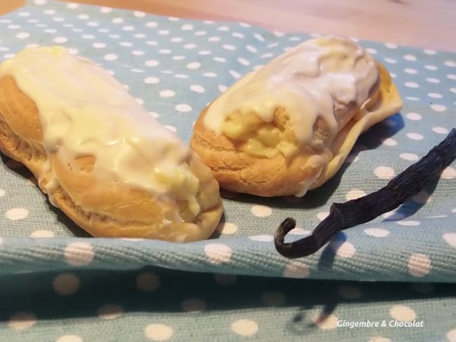 Éclairs à la vanille