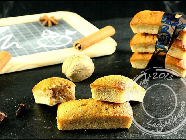 Financiers saveur pain d’épices