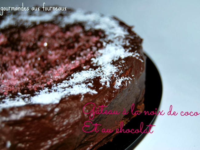 Gâteau à la noix de coco et au chocolat