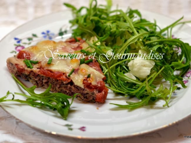 Meatzza ou Pizza viande de Nigella