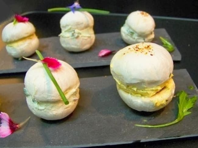 Champignons macarons de Thomas Clouet